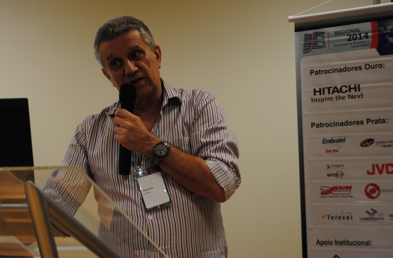 André Olha Cintra (SET/Abert) explicou os processos de migração de AM para FM