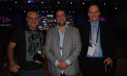 Francisco Machado Filho, Fernando Moura e Paulo Galante em Las Vegas